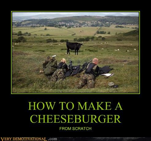 HOW TO MAKE A CHEESEBURGER