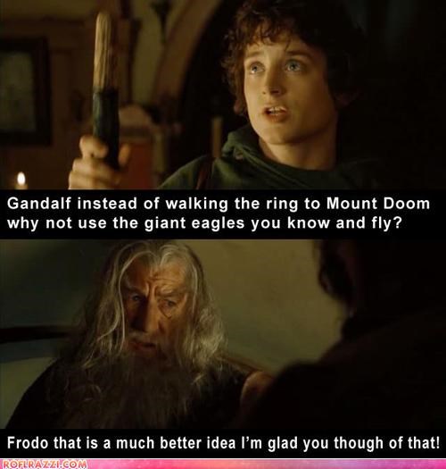 "But We Have to Make These Films Longer, Frodo!  It Ups Our Oscar Chances!"