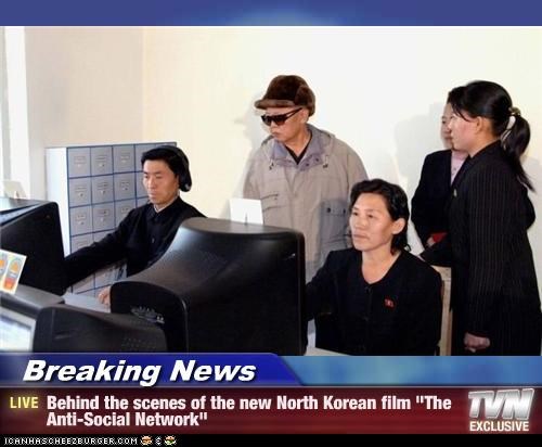 Breaking News - Behind the scenes of the new North Korean film "The Anti-Social Network"