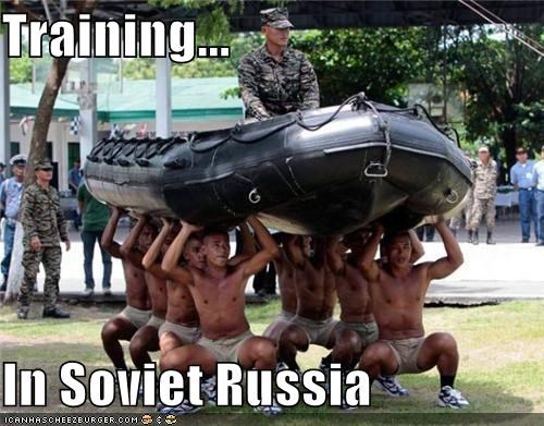 Training...  In Soviet Russia