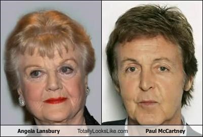 Angela Lansbury Totally Looks Like Paul McCartney
