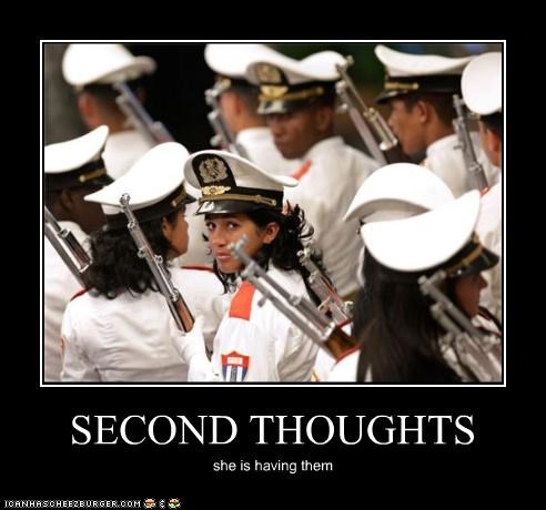 SECOND THOUGHTS