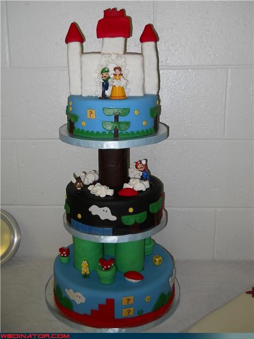 Multi-Level Mario Cake Awesomeness
