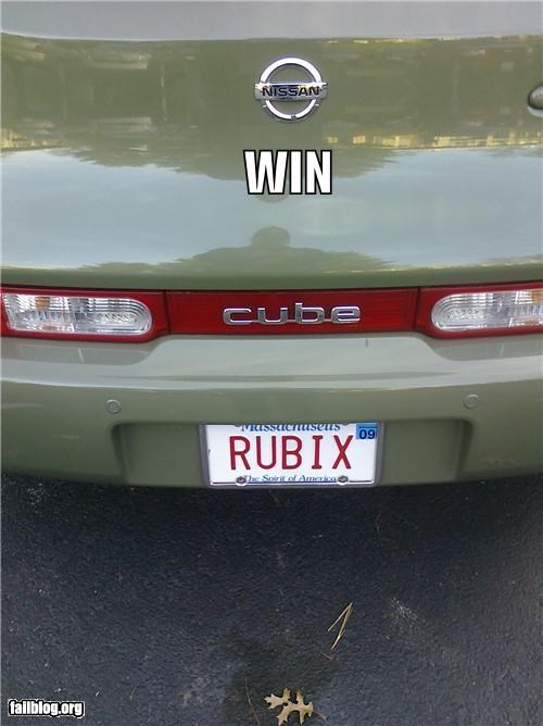 License Plate WIN