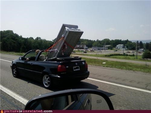 That's one strange hearse.