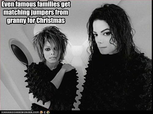Even famous families get matching jumpers from granny for Christmas