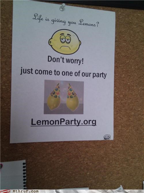That Sounds Like My Kind Of Party! Wait...