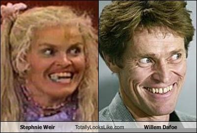 Stephnie Weir Totally Looks Like Willem Dafoe