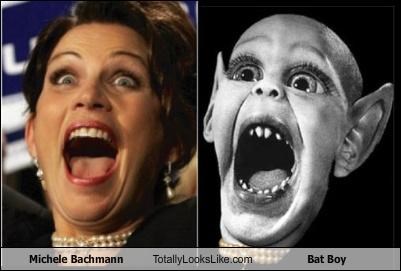 Michele Bachmann Totally Looks Like Bat Boy