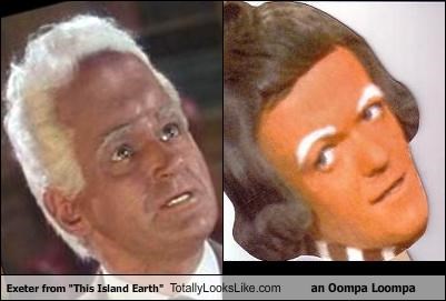 Exeter from "This Island Earth" Totally Looks Like an Oompa Loompa