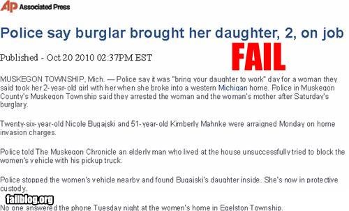 Probably Bad News: Childcare FAIL