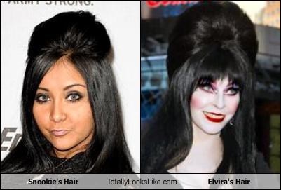 Snookie's Hair Totally Looks Like Elvira's Hair