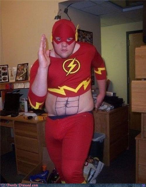Flash Has Some Great Abs