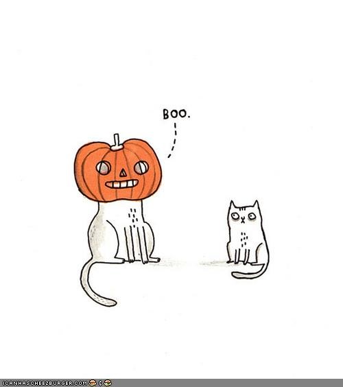 Meowloween Komic of teh Day: Did Ai Scare Ya?!
