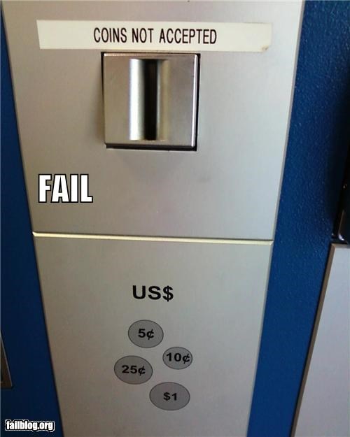 Accepting only Coins Not Accepted