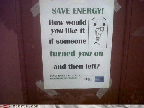 Nobody Likes Being Turned Off, Though