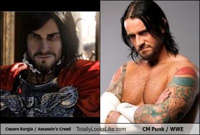 Cesare Borgia / Assassin's Creed Totally Looks Like CM Punk / WWE