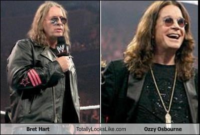 Bret Hart Totally Looks Like Ozzy Osbourne