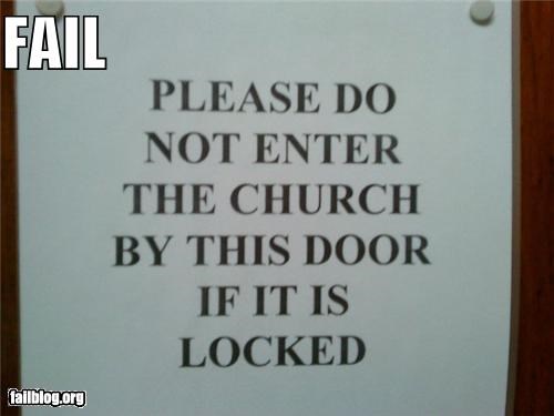 Locked Door Fail