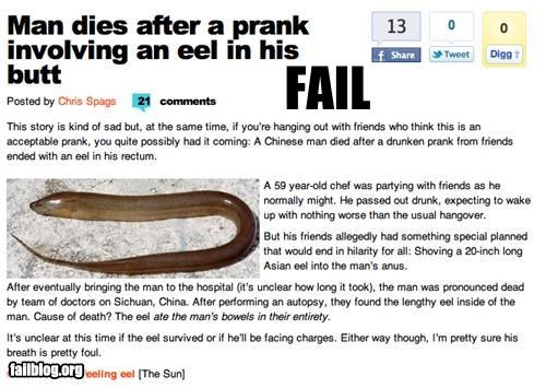 Prank FAIL