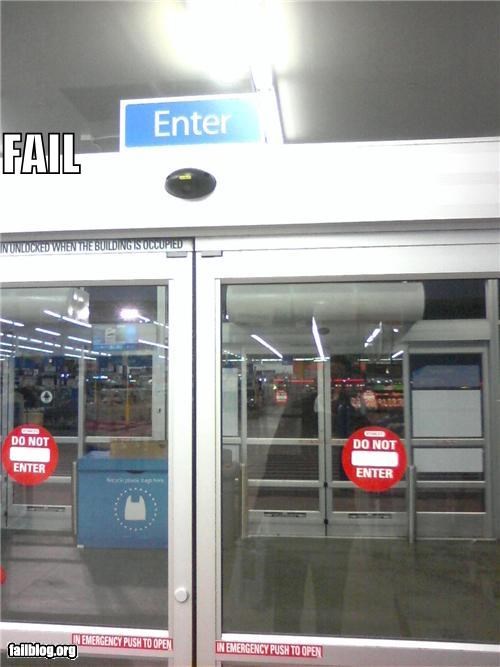 Entrance FAIL