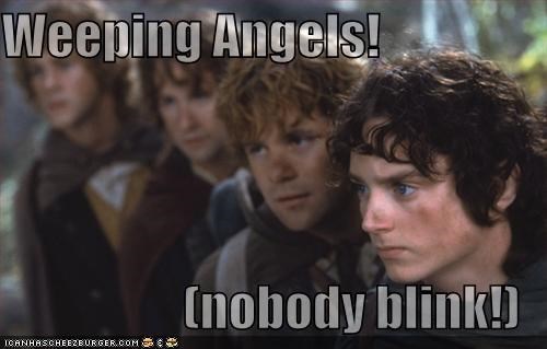 Weeping Angels!  (nobody blink!)
