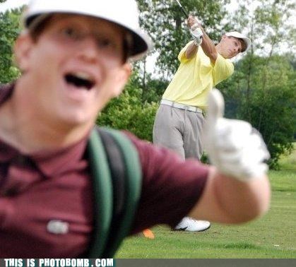 Golf Photobomb