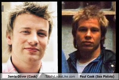 Jamie Oliver (Cook) Totally Looks Like Paul Cook (Sex Pistols)