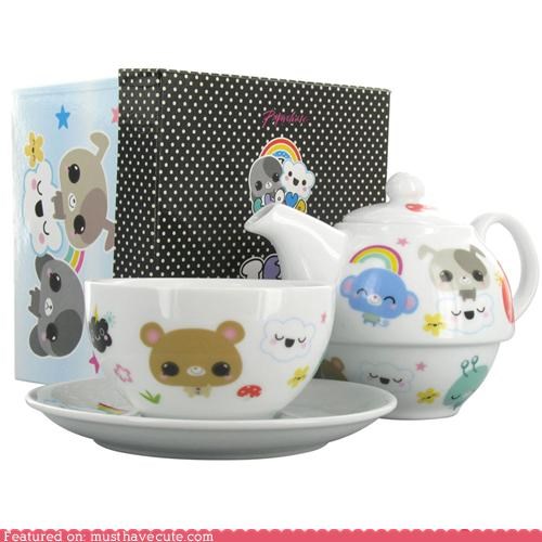 Kawaii Tea Set For One