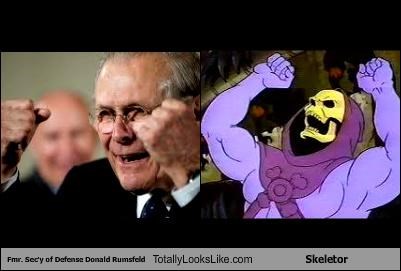 Fmr. Sec'y of Defense Donald Rumsfeld Totally Looks Like Skeletor