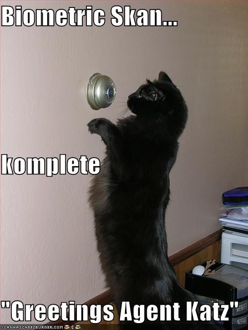 Biometric Skan... komplete "Greetings Agent Katz"
