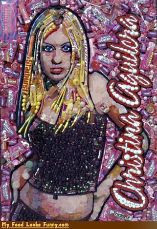 Funny Food Photos - Celebrity Candy Portraits