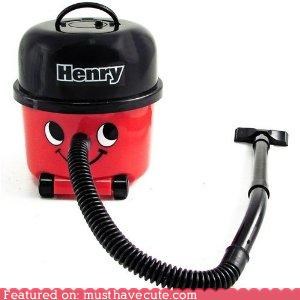 Henry the Desk Vacuum