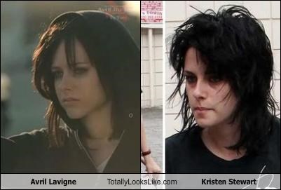 Avril Lavigne Totally Looks Like Kristen Stewart