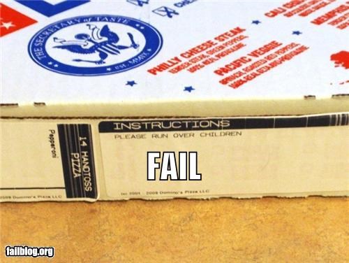 Instructions FAIL