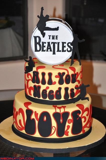 Beatles Wedding Cake!