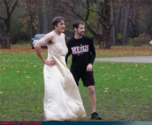Runaway Bride Looks Winded
