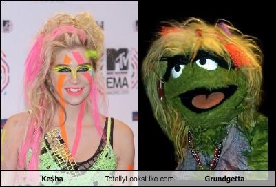 Ke$ha Totally Looks Like Grundgetta