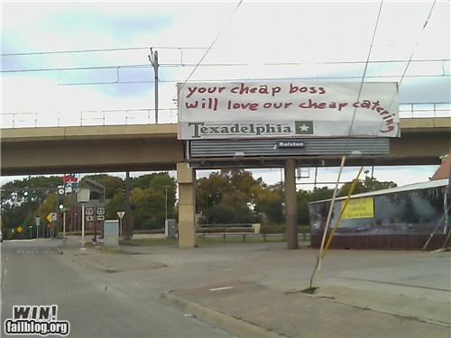 Cheap Sign WIN