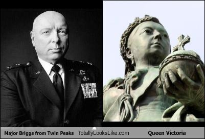 Major Briggs from Twin Peaks Totally Looks Like Queen Victoria