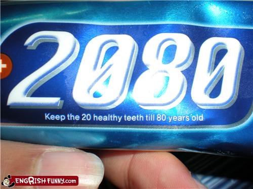I have more than 20 teeth, but thanks anyway
