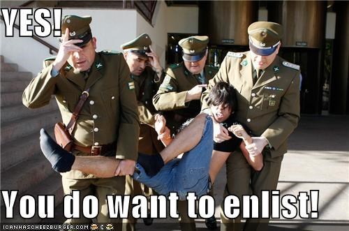 YES!  You do want to enlist!