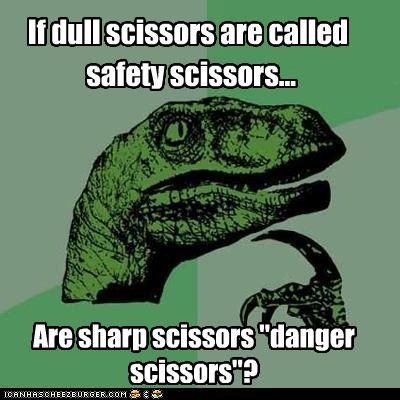 Philosoraptor: Scissors