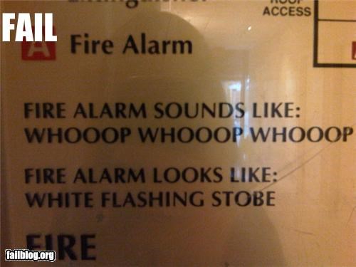 Oddly Specific: fire alarm sound