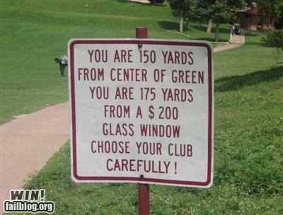 Golf Warning WIN