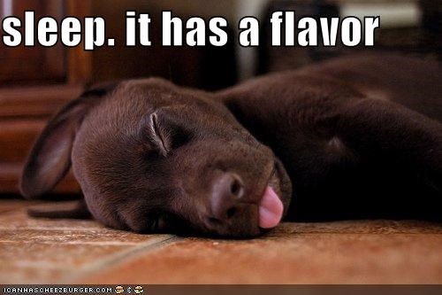 sleep. it has a flavor