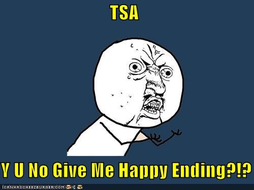 TSA  Y U No Give Me Happy Ending?!?