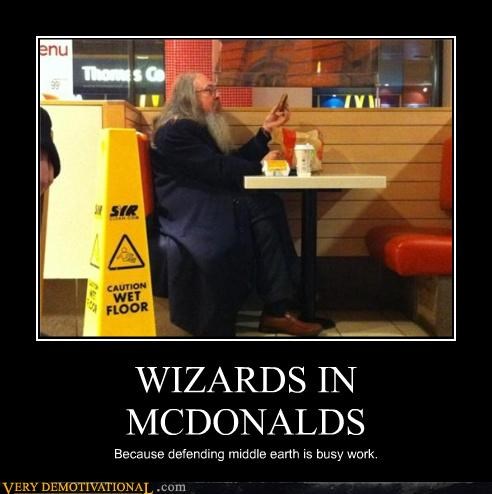 WIZARDS IN MCDONALDS