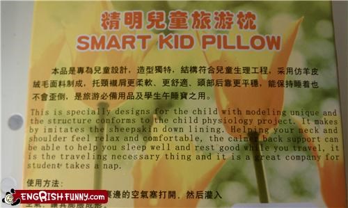The Dumb Kid Pillow Is A Rock