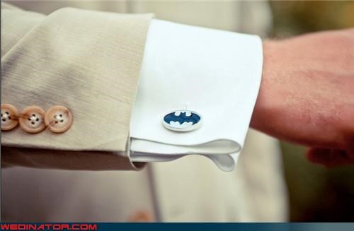 Batman Cufflinks Means it's Go Time